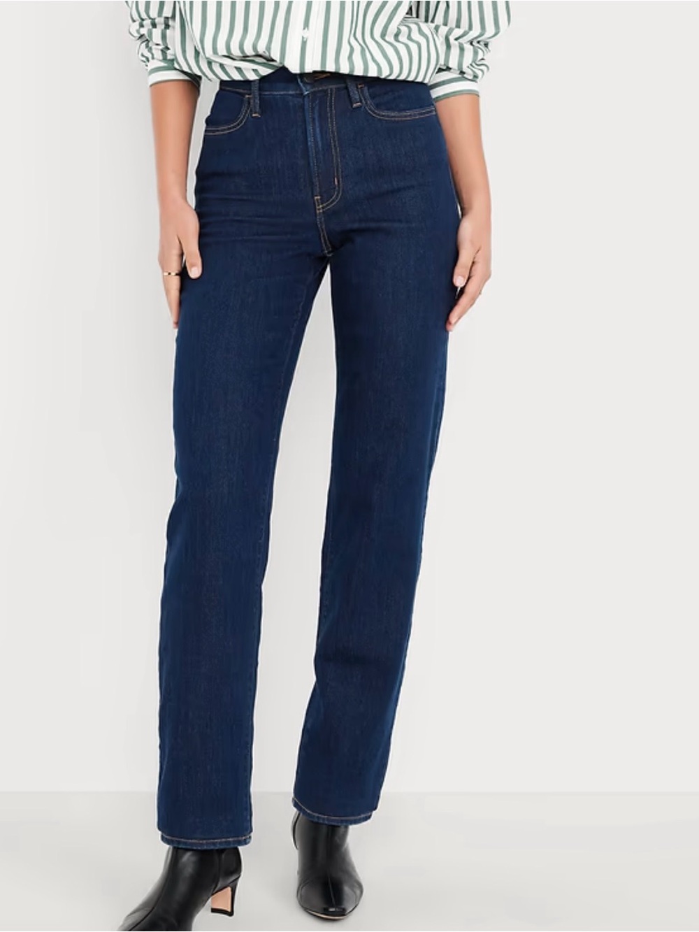 Old Navy High-Waisted Wow Loose Jeans Dark Wash